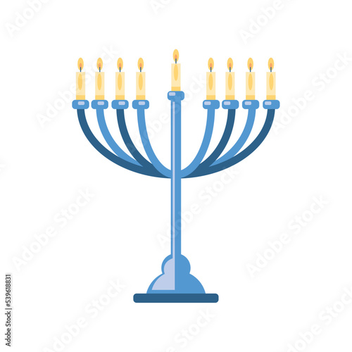 menorah hanukkah icon