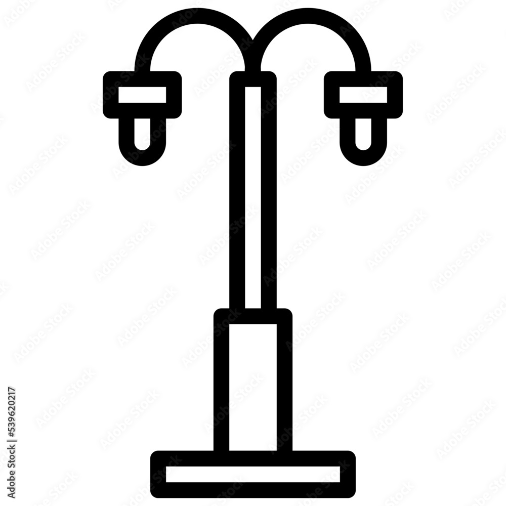 Lamp outline icon Lamp outline icon