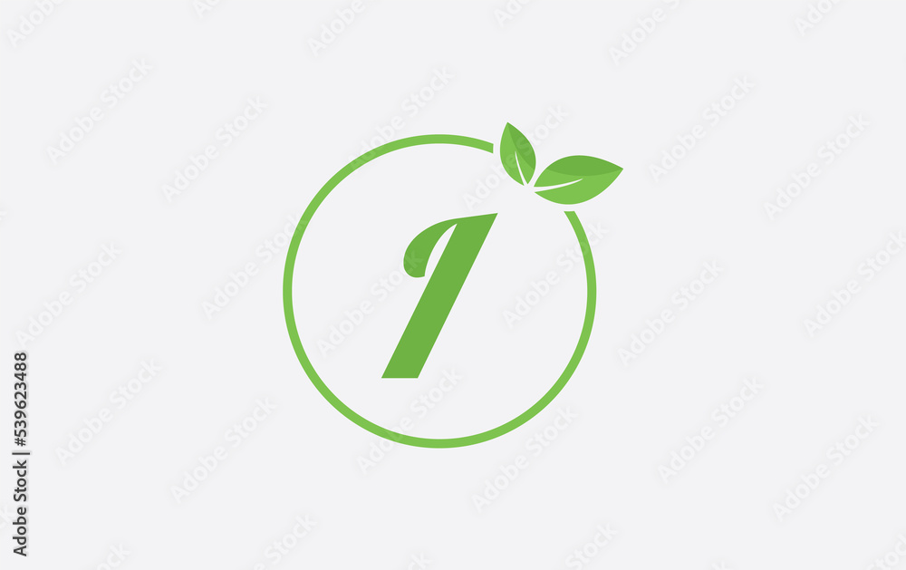 Fresh nature and healthy leaf logo design image with the letter and alphabets. Green leaf and eco logo icon design Fresh nature and healthy leaf logo design image with the letter and alphabets. Green leaf and eco logo icon design