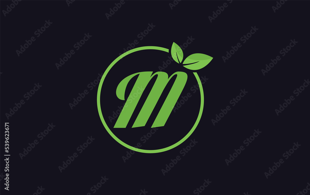 Fresh nature and healthy leaf logo design image with the letter and alphabets. Green leaf and eco logo icon design Fresh nature and healthy leaf logo design image with the letter and alphabets. Green leaf and eco logo icon design