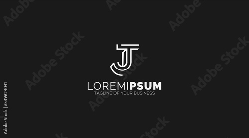 Letter J logo icon design template elements