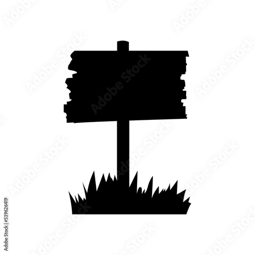 Signboard Illustration vector isolated. Halloween vector.