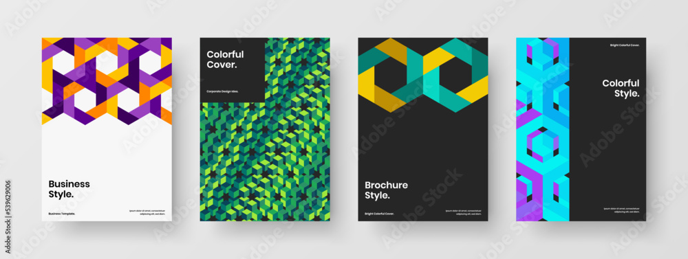 Minimalistic geometric shapes journal cover illustration bundle. Isolated poster A4 vector design layout composition. Minimalistic geometric shapes journal cover illustration bundle. Isolated poster A4 vector design layout composition.
