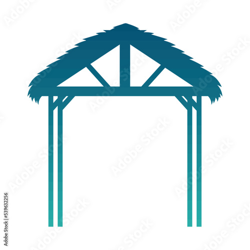 straw hut icon