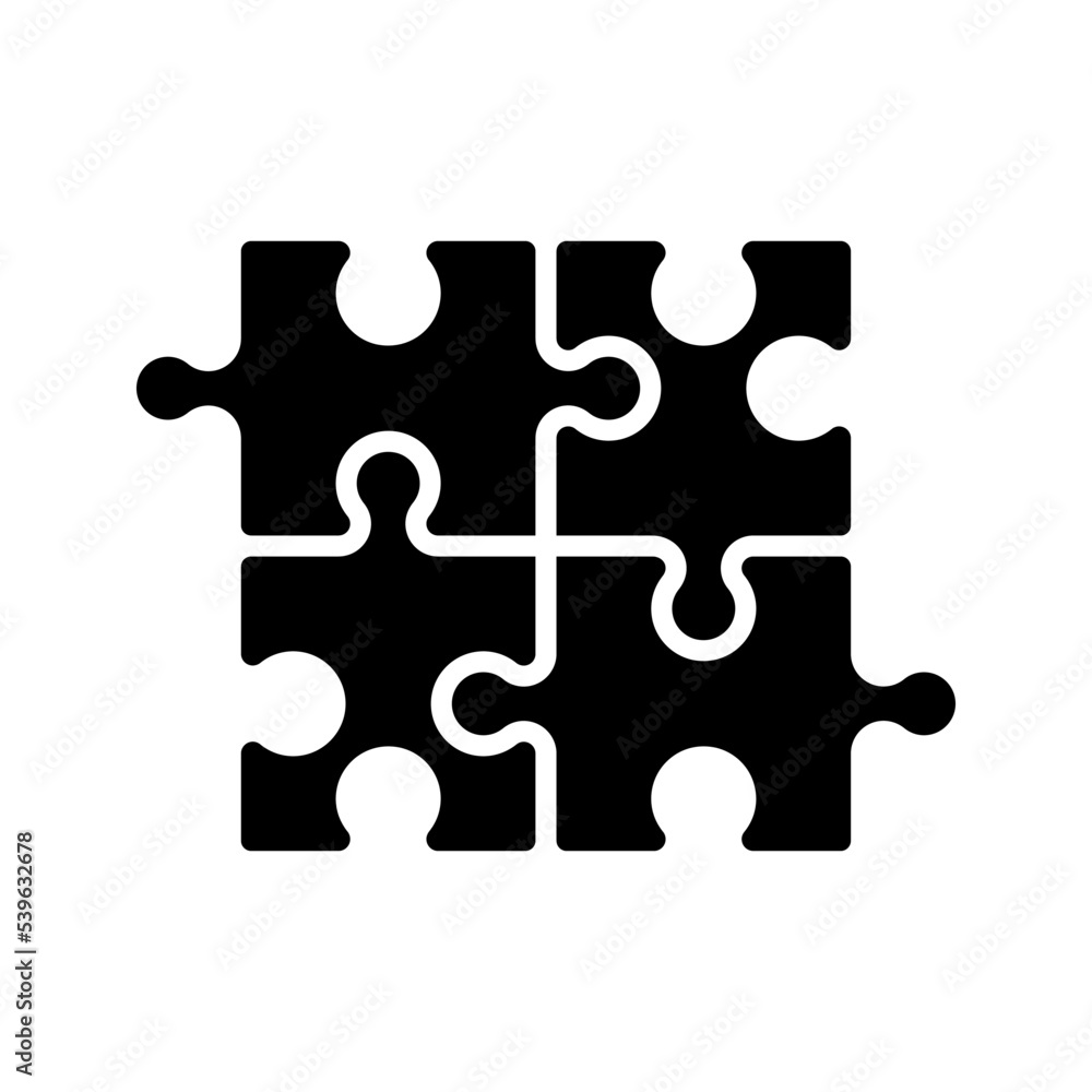 Puzzle icon. sign for mobile concept and web design. vector illustration Puzzle icon. sign for mobile concept and web design. vector illustration