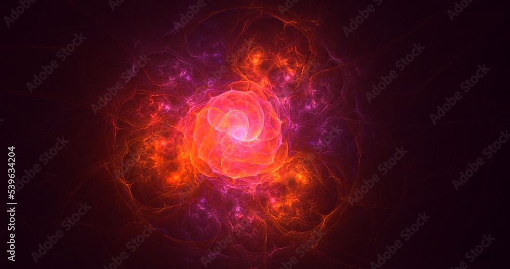3D rendering abstract circle light background 3D rendering abstract circle light background