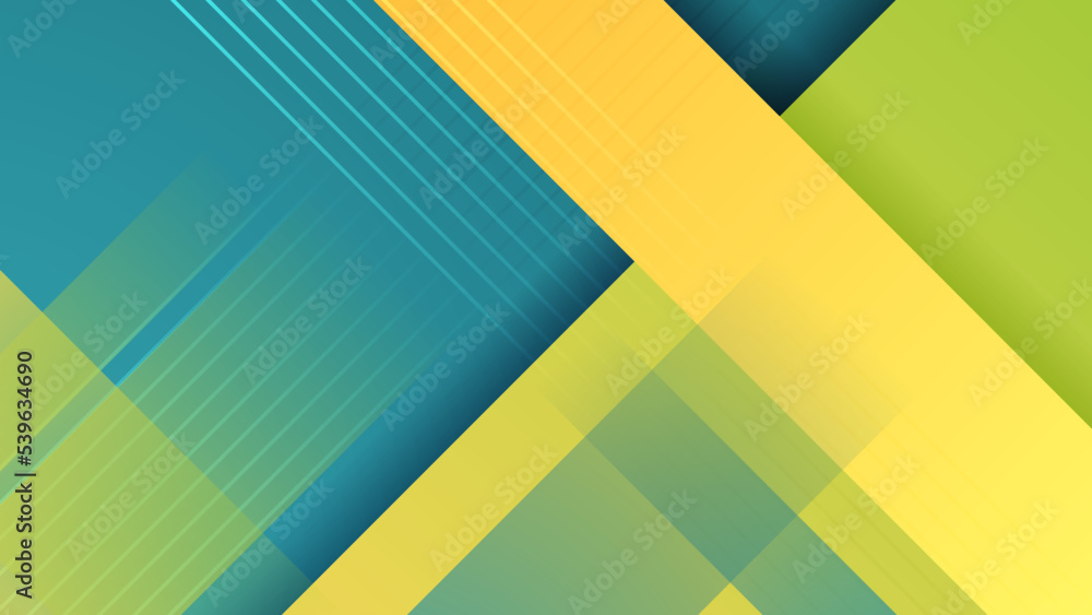 Green and yellow abstract background