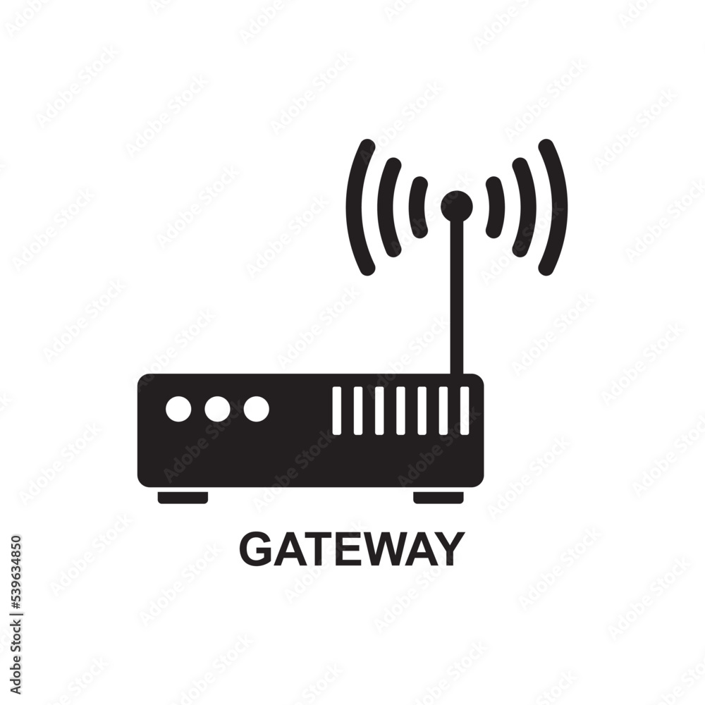 gateway icon , modem icon vector 素材庫向量圖 Adobe Stock