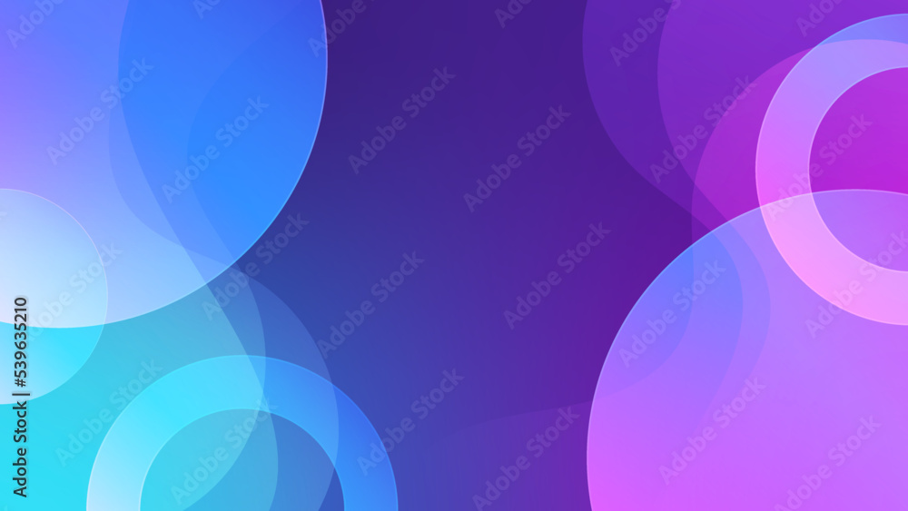 Obraz premium Modern blue and purple gradient technology background. Abstract futuristic tech banner with a gradient shape and light