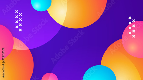Abstract background with colorful geometric shapes. Trendy gradient geometric pattern background texture. Minimal color gradient background template for poster, certificate, presentation, landing page