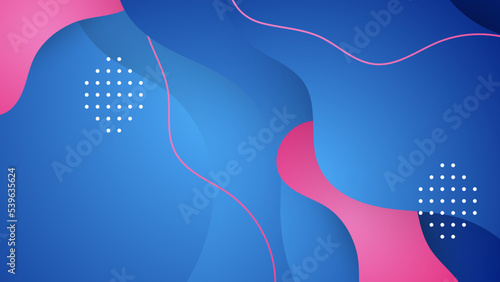 Abstract dynamic blue yellow orange red and orange gradient background
