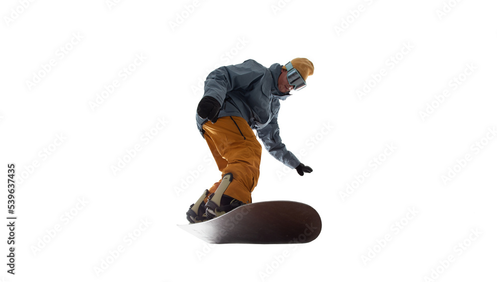 Obraz premium Snowboarder cut out