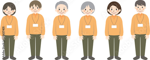 いろんな年代の介護士
