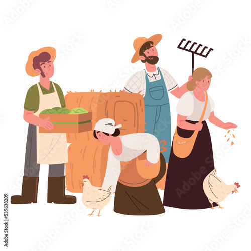farmer and peasant people