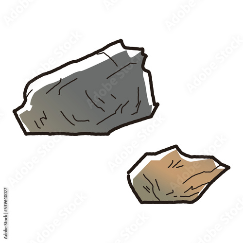 岩石のイラスト