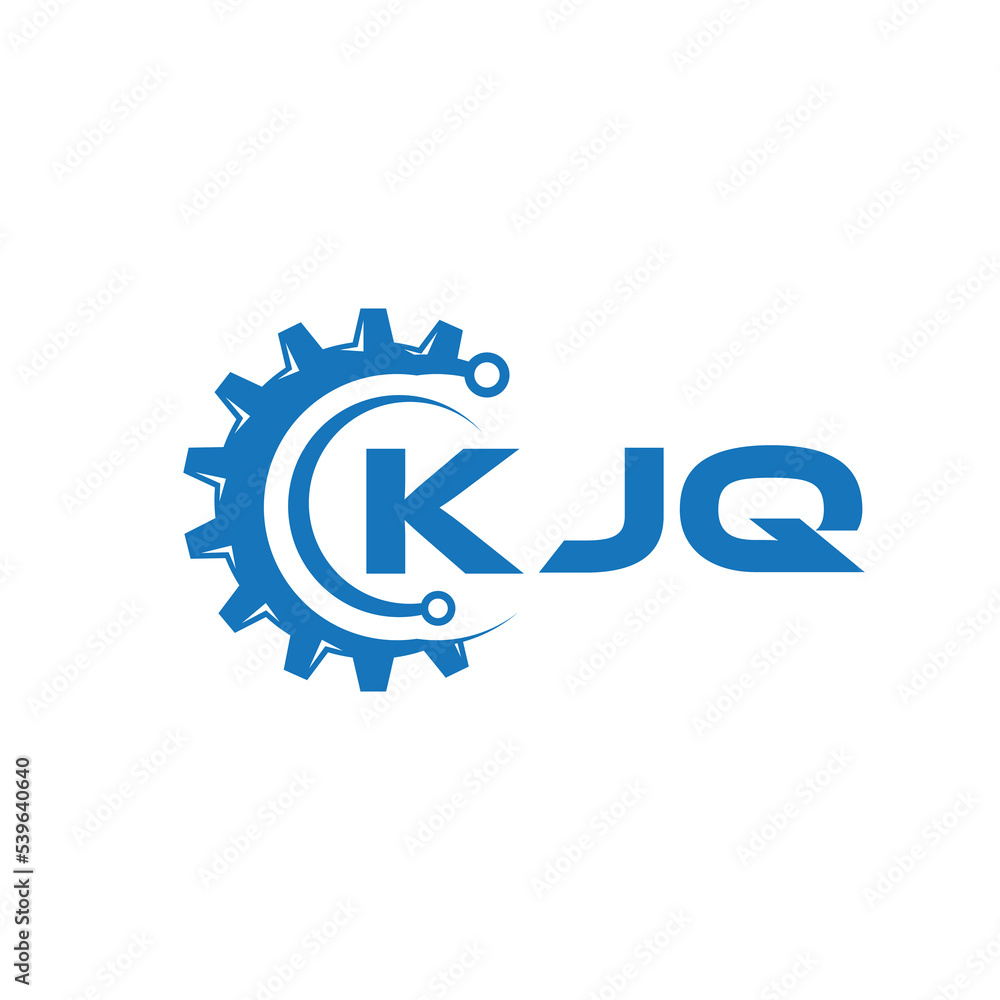 KJQ letter technology logo design on white background. KJQ creative initials letter IT logo concept. KJQ setting shape design.
KJQ letter technology logo design on white background. KJQ creative initials letter IT logo concept. KJQ setting shape design.