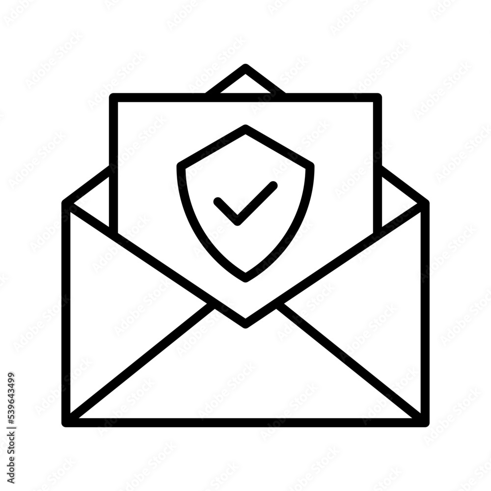 Shield icon. message with shield sign for mobile concept and web design. vector illustration Shield icon. message with shield sign for mobile concept and web design. vector illustration