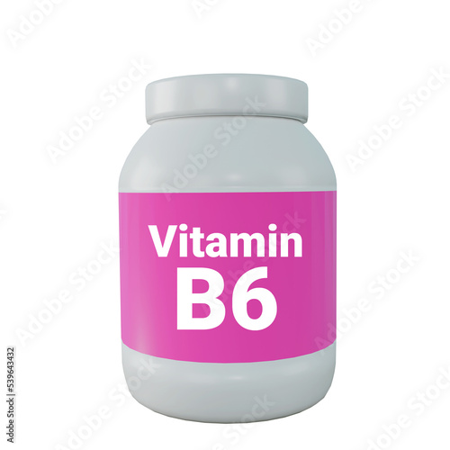 vitamin b6 3d 