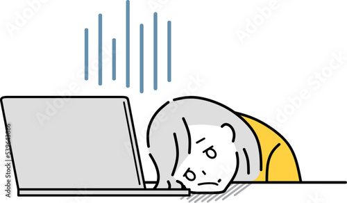 失敗した女性　疲れている女性