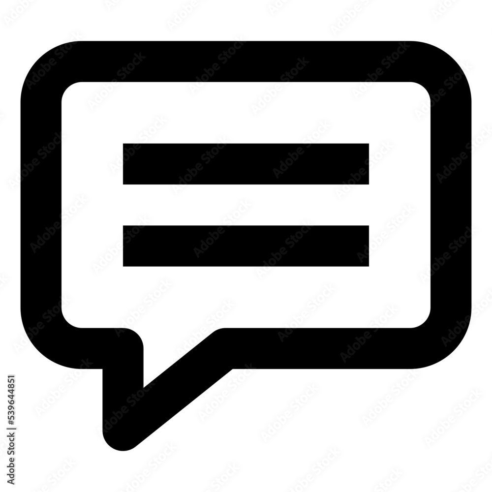 Icon Message With Style Outline Icon Message With Style Outline