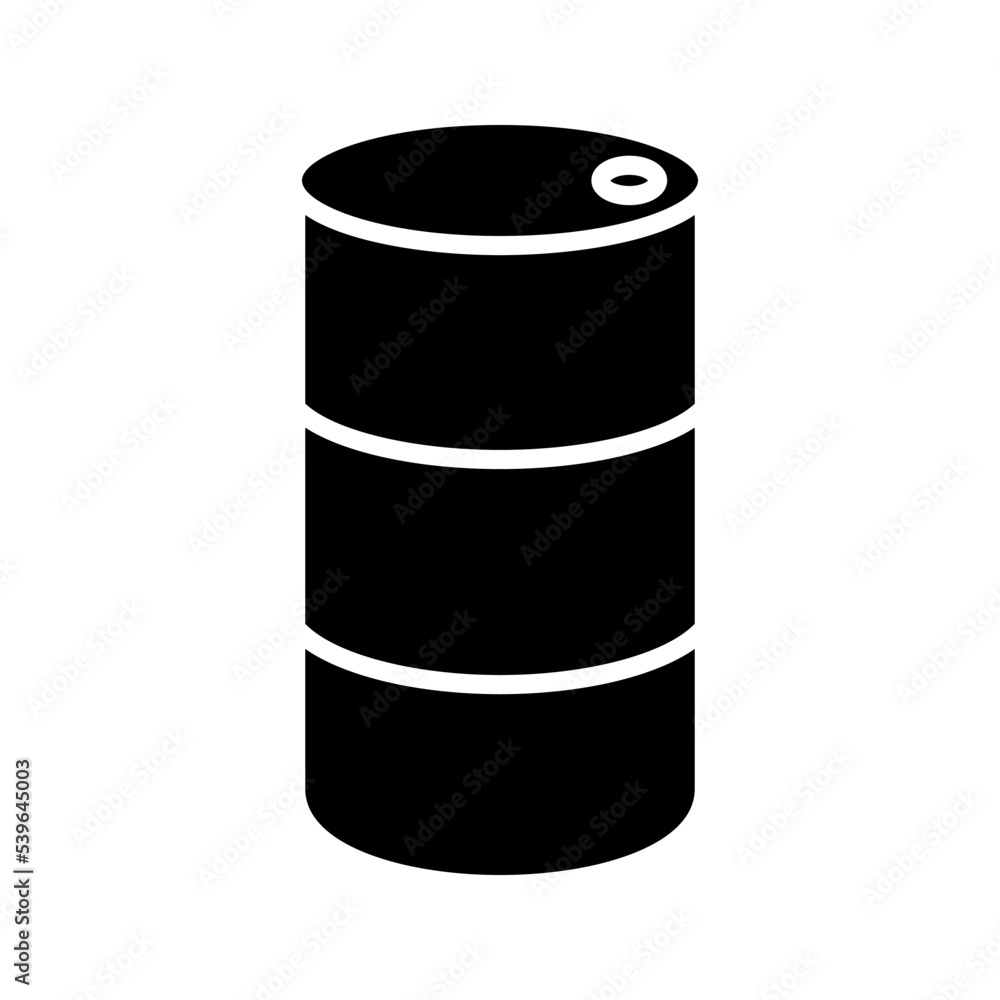 Metal Barrel icon. sign for mobile concept and web design. vector illustration Metal Barrel icon. sign for mobile concept and web design. vector illustration