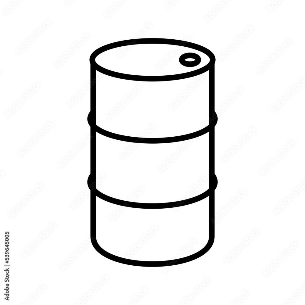 Metal Barrel icon. sign for mobile concept and web design. vector illustration Metal Barrel icon. sign for mobile concept and web design. vector illustration