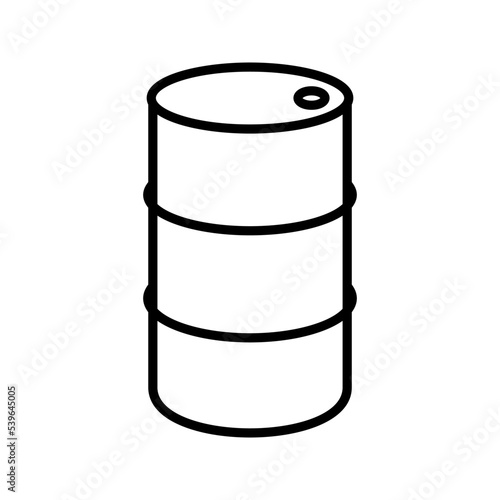 Metal Barrel icon. sign for mobile concept and web design. vector illustration