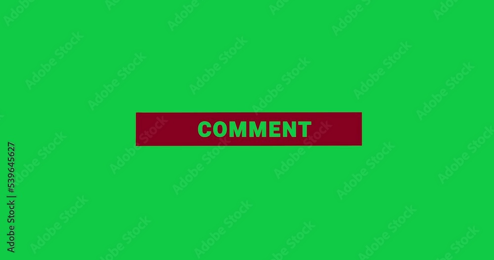 Lower thirds motion graphic elements with removal green screen background. For your video components. Overlay social media Like and Comment overlay on green screen Lower thirds motion graphic elements with removal green screen background. For your video components. Overlay social media Like and Comment overlay on green screen
