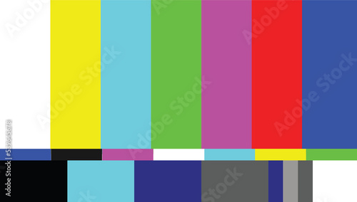 No signal Tv vector design.