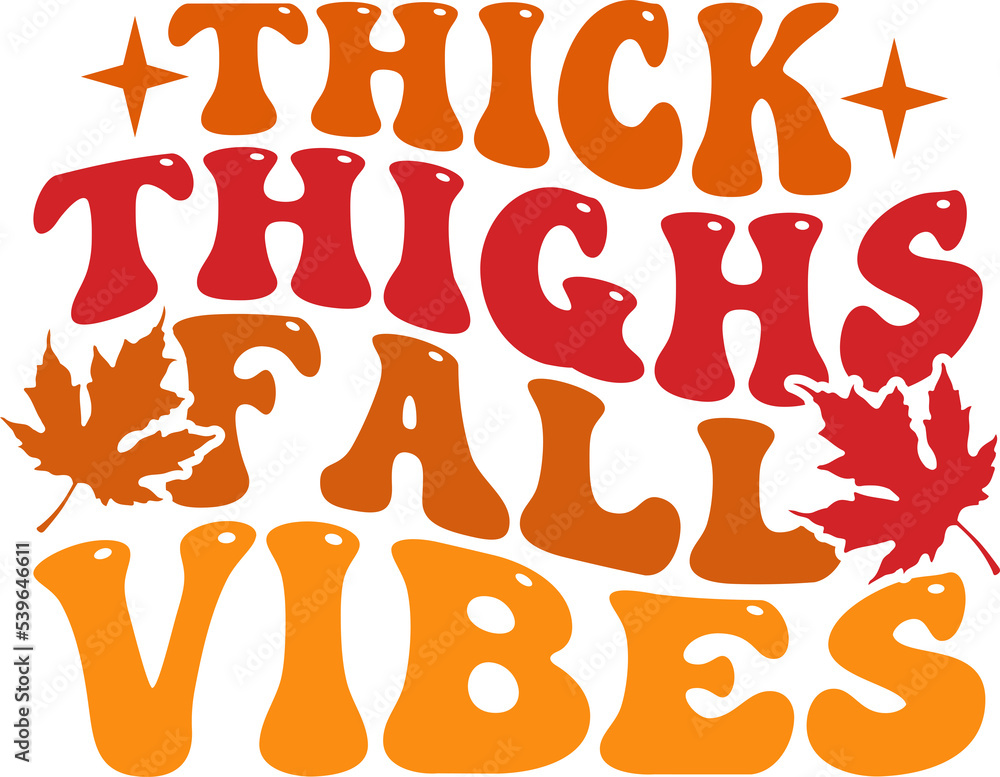 Thick Thighs and fall Vibes Shirt PNG,  Pumpkin Shirt, Thanksgiving Shirt, Autumn Shirt