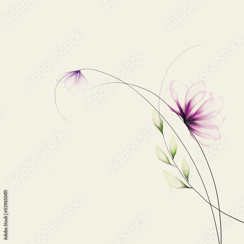watercolor flowers vignette colorful template for design vintage blooming background