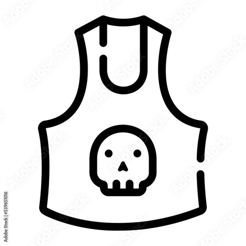 singlet line icon