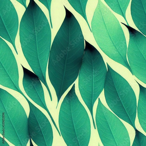 Leaves seamless pattern