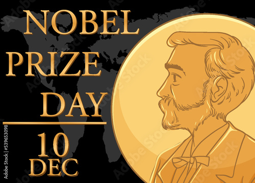 Nobel prize day poster design
