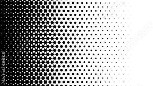 Black and white abstract halftone texture