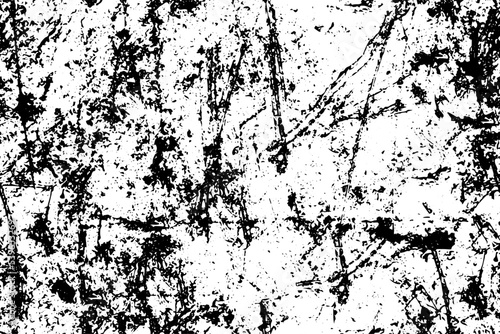 Grunge is black and white abstract. Monochrome texture