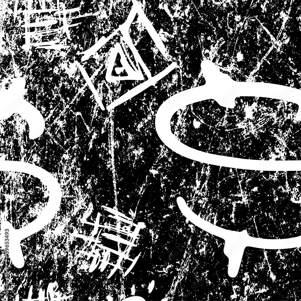 Black and white grunge. Abstract chalk strokes on a blackboard. Vector monochrome graphics. Pattern of dust, chips, destruction, dirt. Chaotic horror background Black and white grunge. Abstract chalk strokes on a blackboard. Vector monochrome graphics. Pattern of dust, chips, destruction, dirt. Chaotic horror background