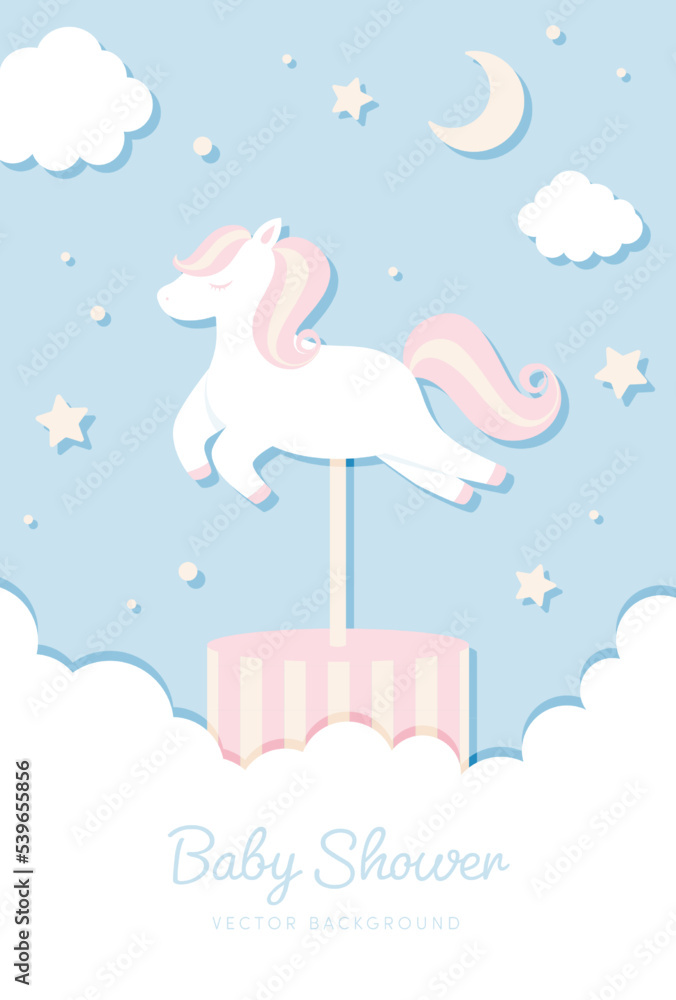 vector background with a merry-go-round in the sky for banners, baby shower cards, flyers, social media wallpapers, etc. vector background with a merry-go-round in the sky for banners, baby shower cards, flyers, social media wallpapers, etc.