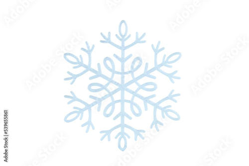 snowflake on white background