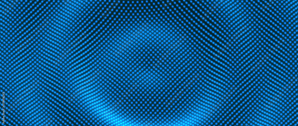 Fototapeta premium Wavy background with ripple effect. Vector illustration with particle. 3D grid surface.