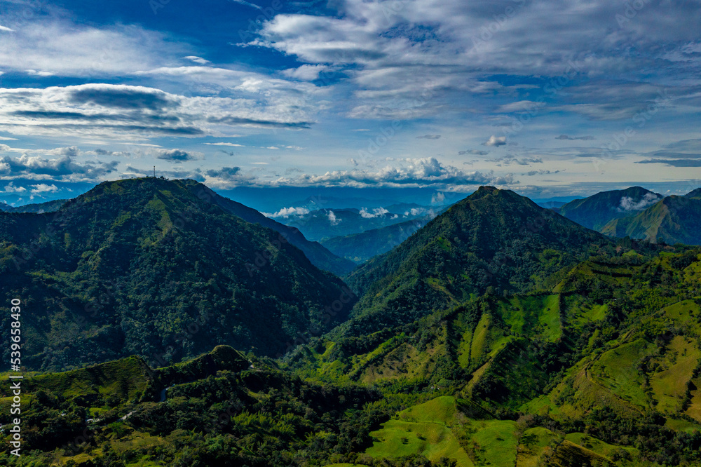 Colombia Landscapes Aerial View | Kolumbiens Landschaften aus der Luft 