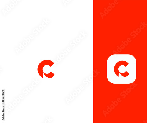 c Letter logo icon design template elements