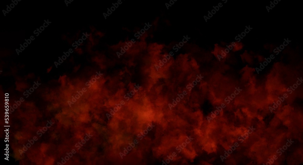red fire and smoke texture background