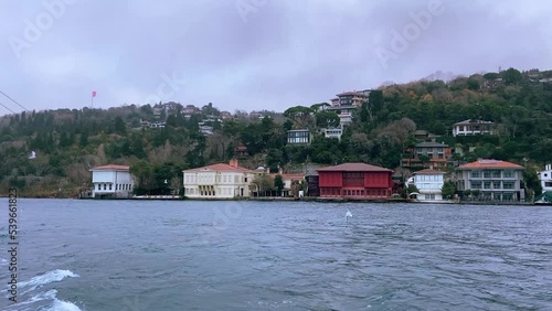 Wallpaper Mural Ferry ride on the Bosphorus. The ferry sails along the Bosphorus. Beautiful view of the Bosophreus Torontodigital.ca