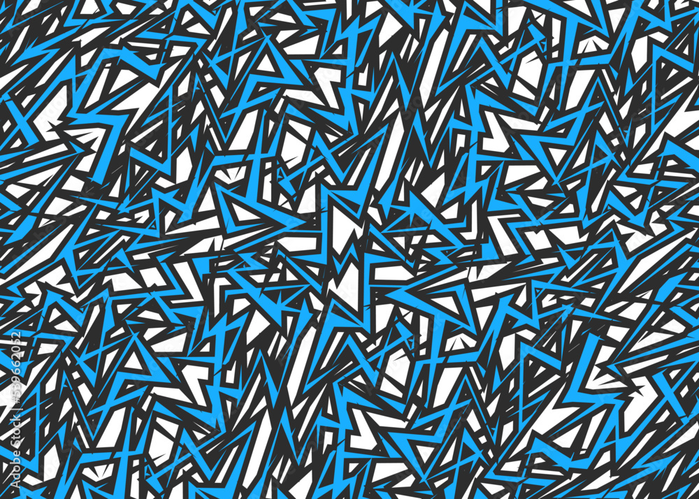 Abstract background with seamless stroked rough lines pattern
