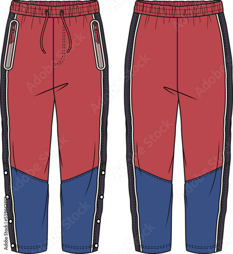 KID BOYS BOTTOM WEAR JOGGERS AND TROSERS VECTOR