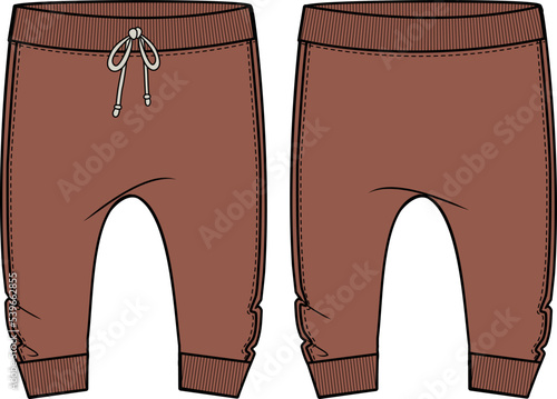 KID BOYS BOTTOM WEAR JOGGERS AND TROSERS VECTOR