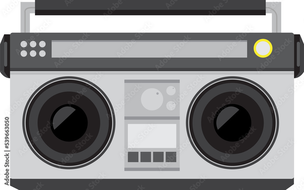 Radio Illustration. Vector element fashion and Miscellaneous goods Radio Illustration. Vector element fashion and Miscellaneous goods