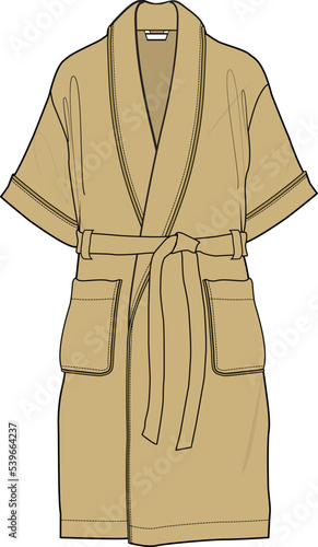 LOUNGE WEAR DRESSING GOWN AND ROBE COAT FOR MEN AND BOYS WEAR VECTOR
