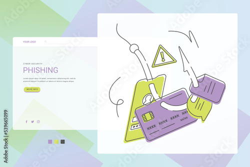 Phishing Vector Illustration
